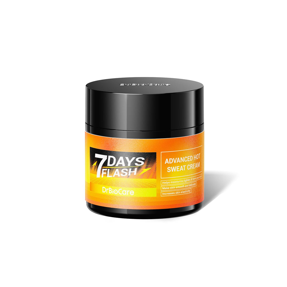 DrBioCare Advanced Hot Sweat Cream bottle for daily skin care.