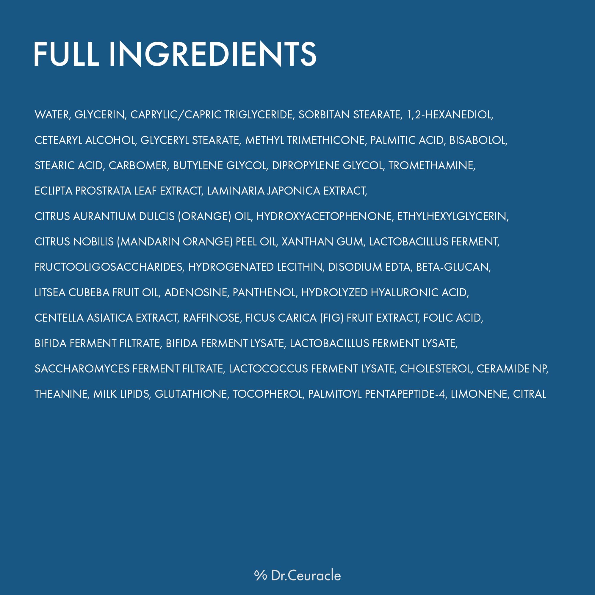 Six probiotics concept for balanced skin in Dr Ceuracle Pro Balance Moisturizer
