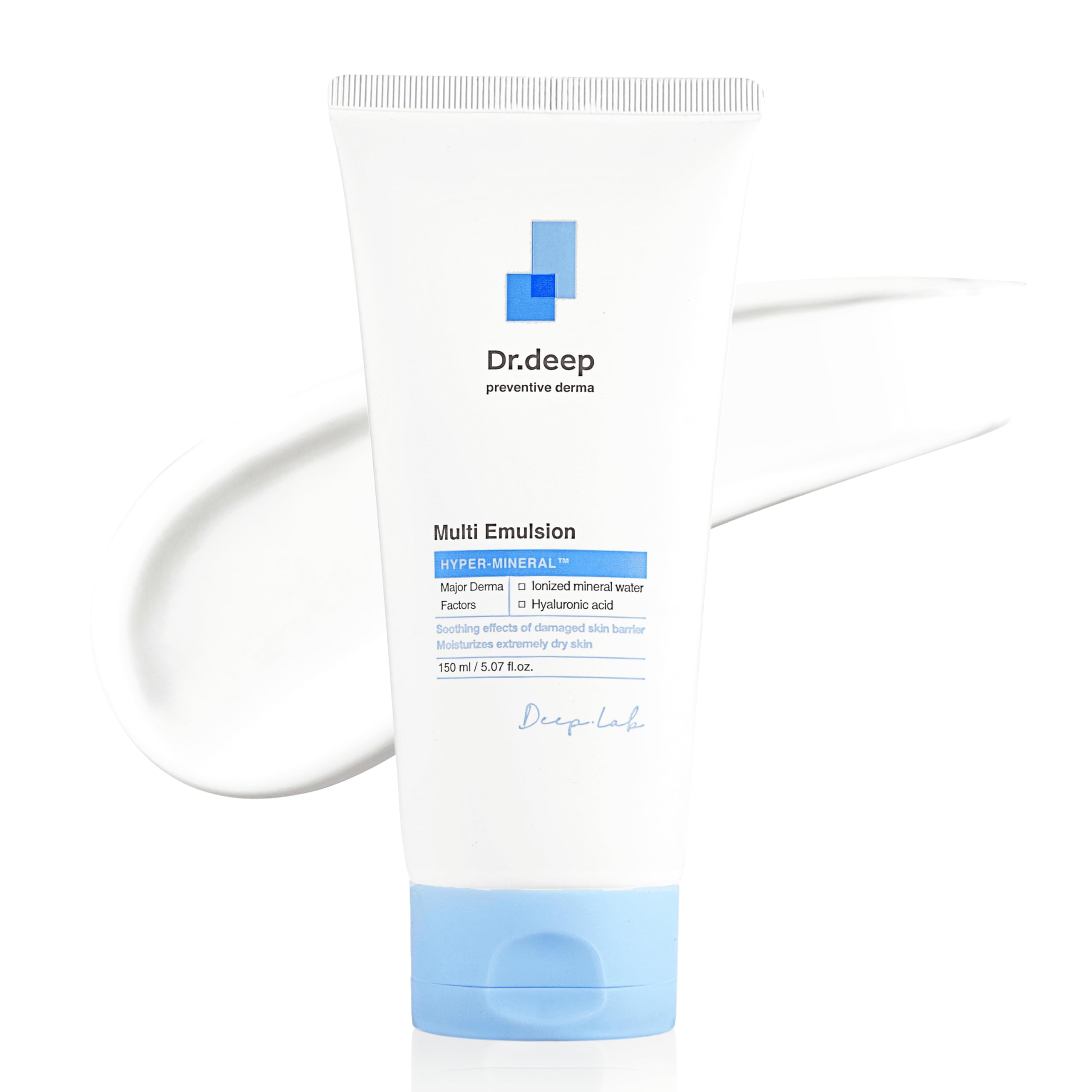 Dr.Deep Multi Emulsion bottle front showing lightweight hydration for sensitive skin
