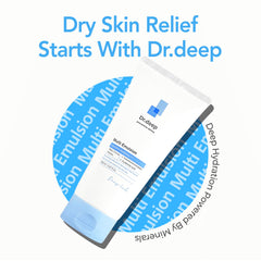 Texture swatch of Dr.Deep Multi Emulsion highlights smooth, non-greasy finish