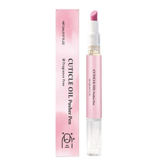DreamCatching ceramic cuticle pusher oil pen for at-home nail care and nourishment.
