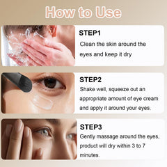 Using DreamCatching Eye Tightener in a simple daily routine
