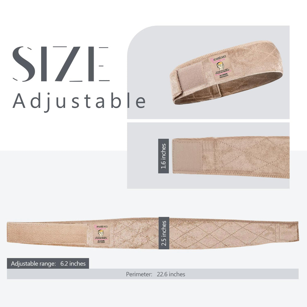 Close-up of front band coverage improves grip and reduces slipping.