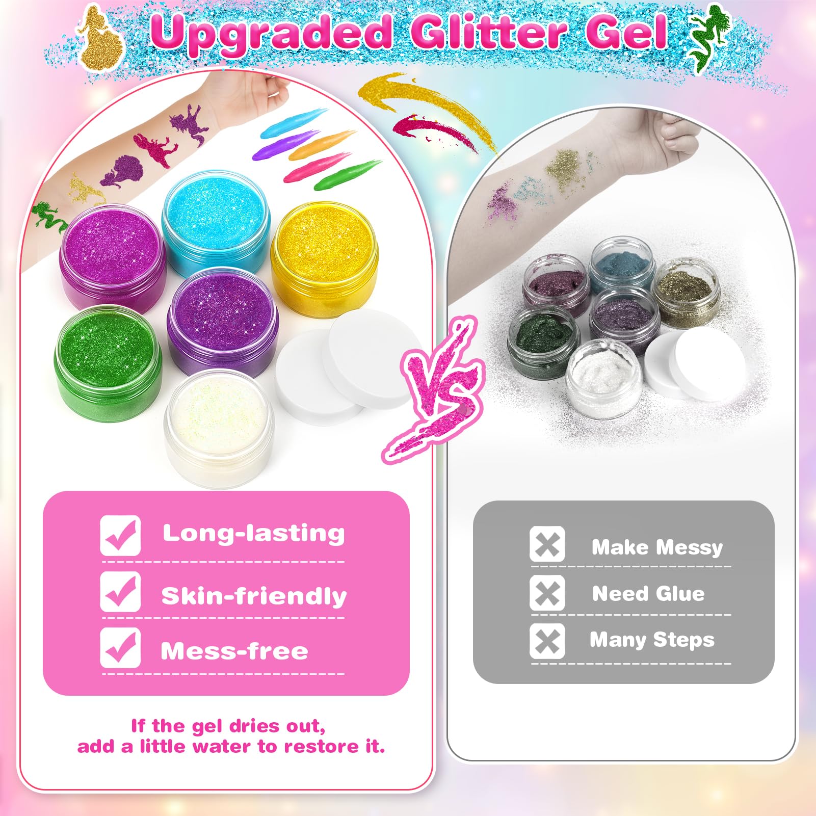 Dreamon tattoo kit sticky gemstones added for extra sparkle and texture