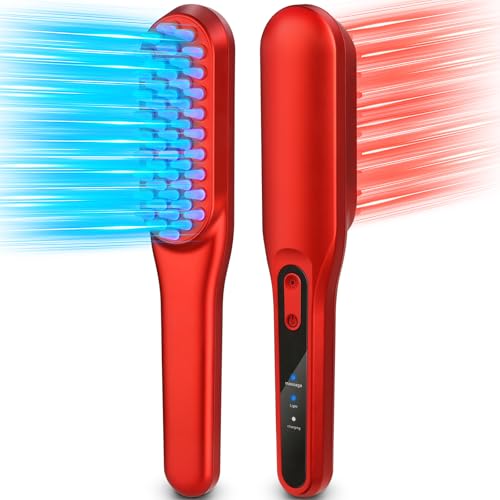 DREWALA Laser Hair Growth Comb A803 front view, sleek design for home use.