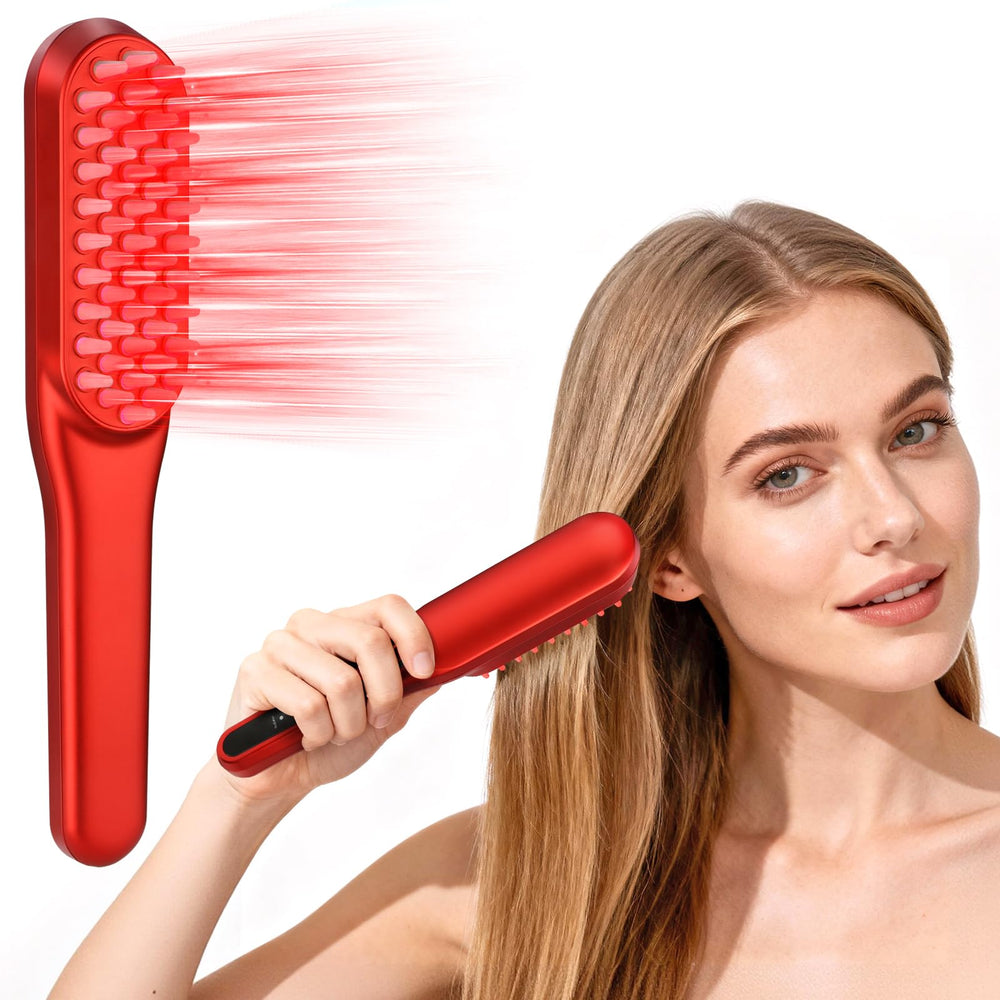 DREWALA Laser Hair Growth Comb front view for convenient at-home hair care.