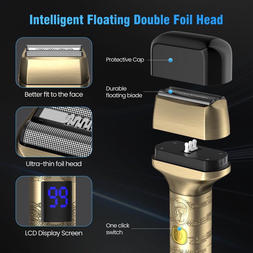 Drexila LCD display shows battery life at a glance