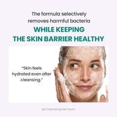 Dr.G pH Cleansing Gel Foam foaming action close-up