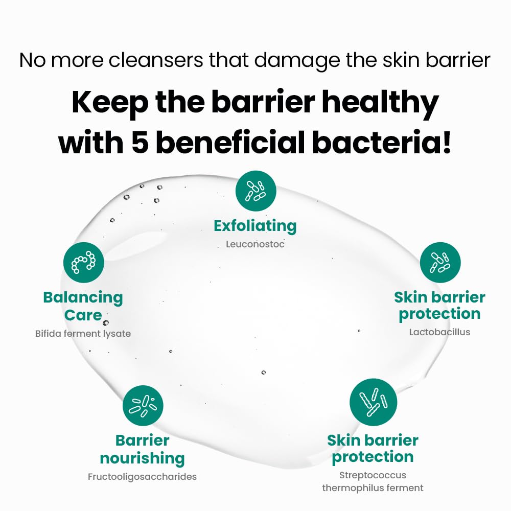 Dr.G pH Cleansing Gel Foam pump bottle in bathroom