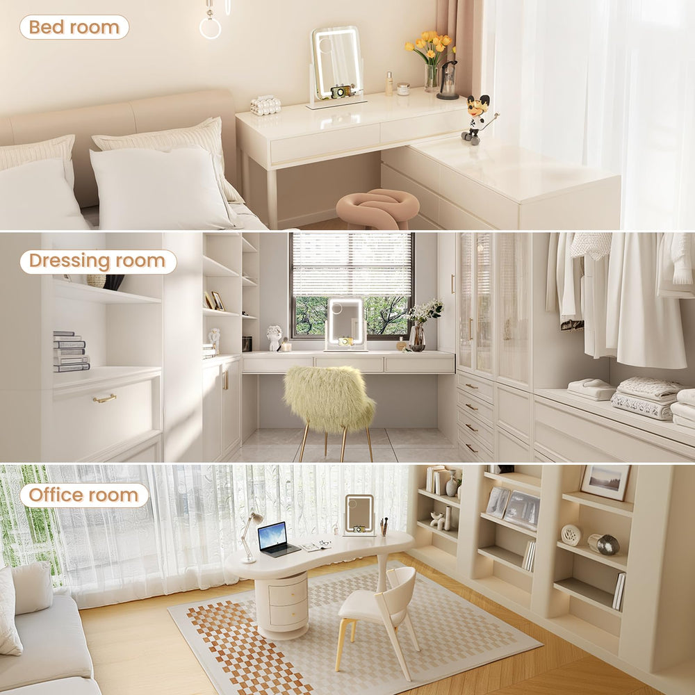 Dripex 360° rotating base ensures perfect makeup angles