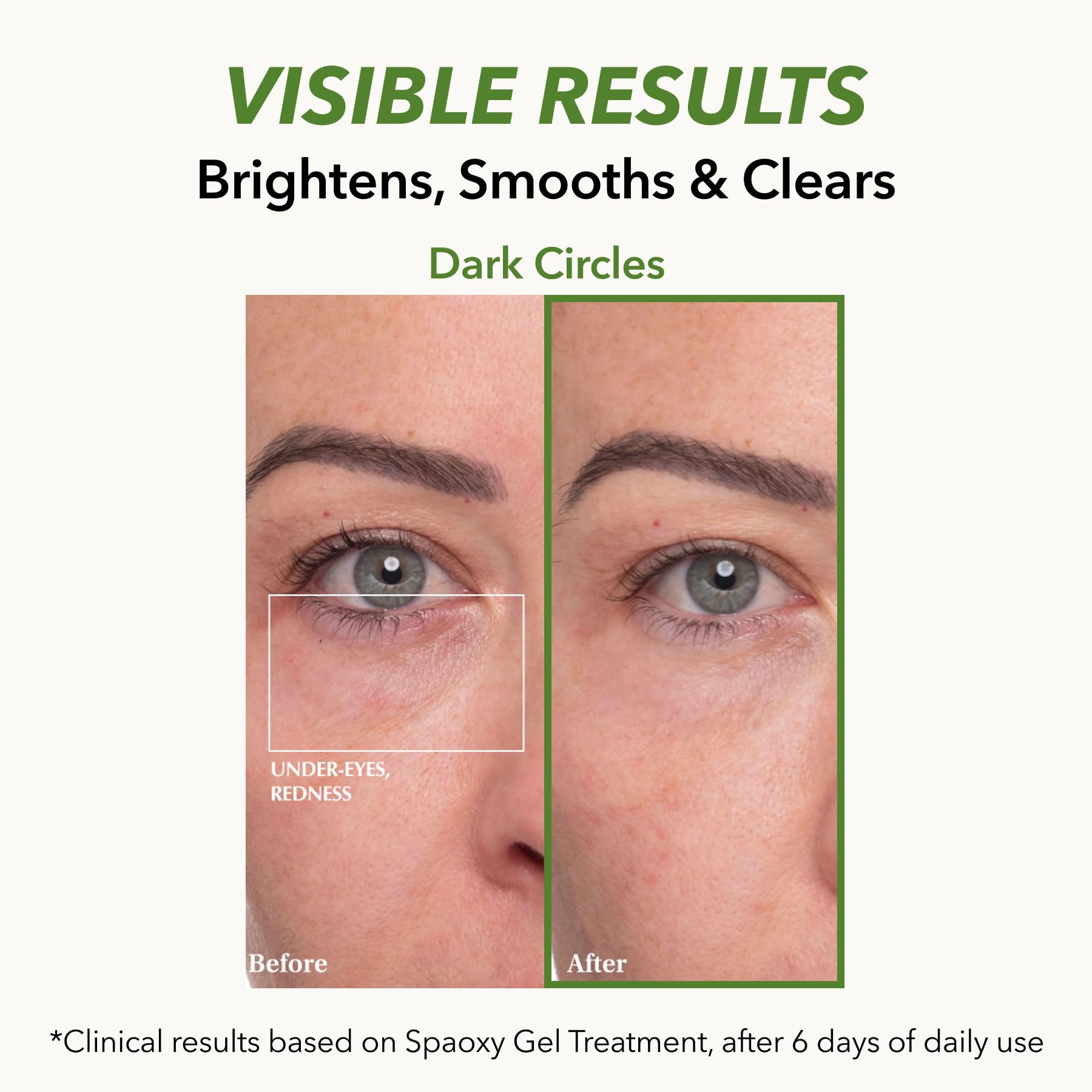 Brightening effect note subtle glow for a more even skin tone.