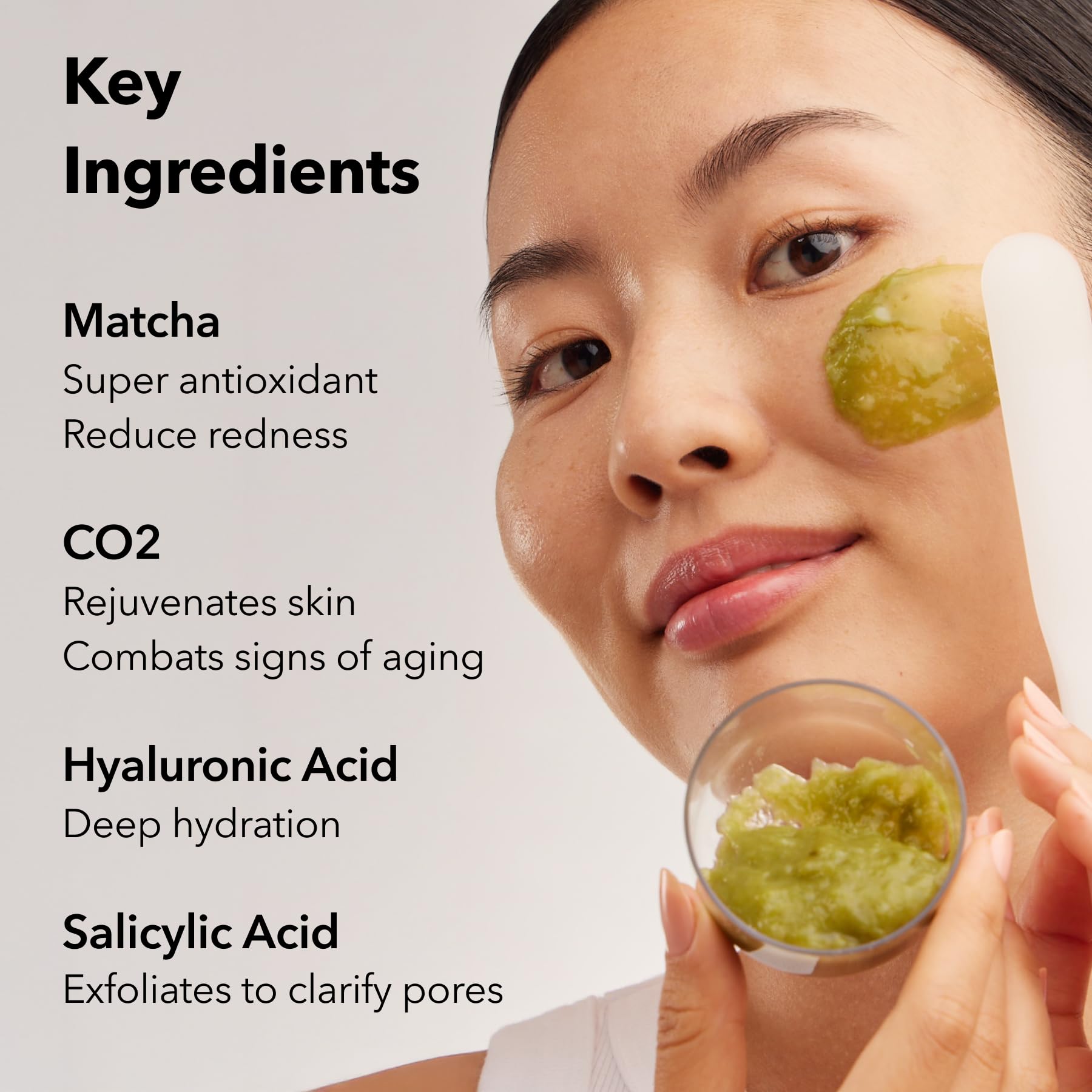 DR.MEDION Spaoxy Matcha Gel Mask ideal for home use