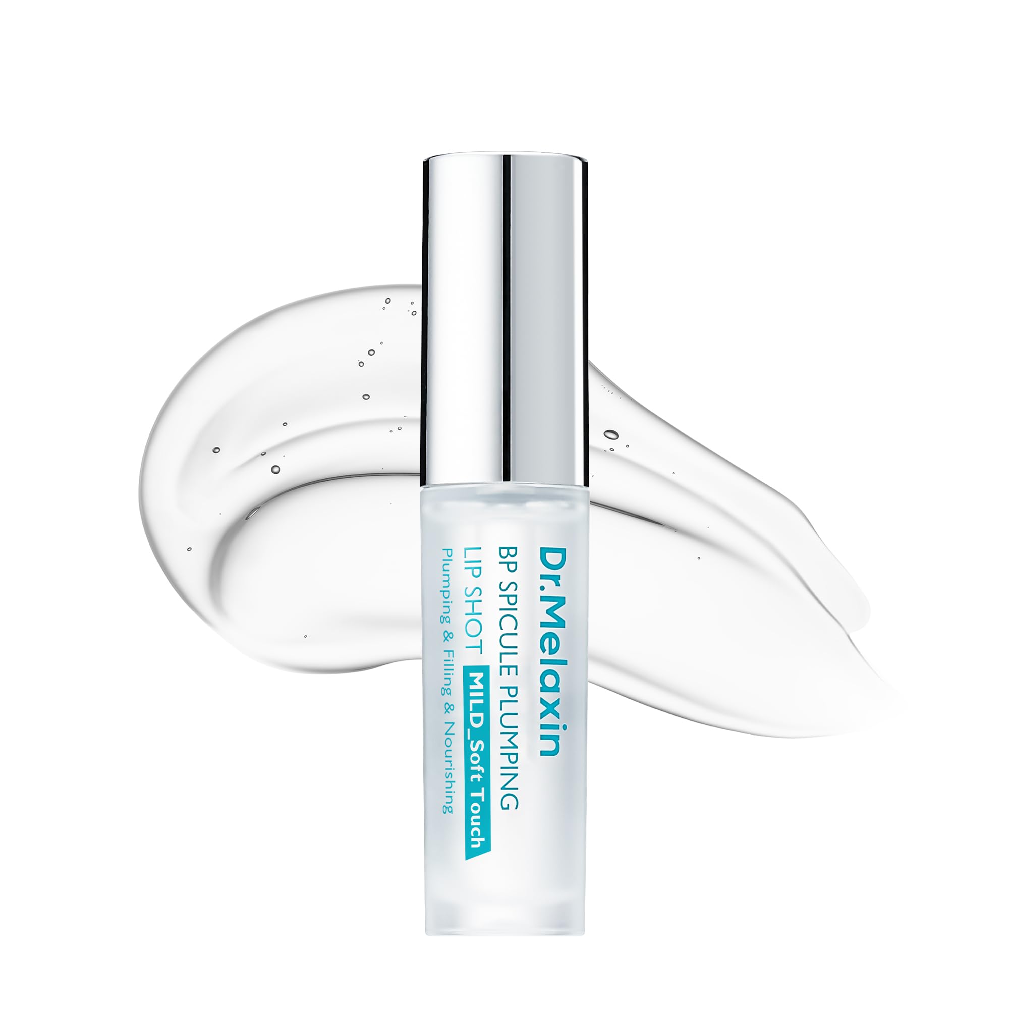 Dr.Melaxin BP Spicule Plumping Lip Shot mild bottle for deep hydration.