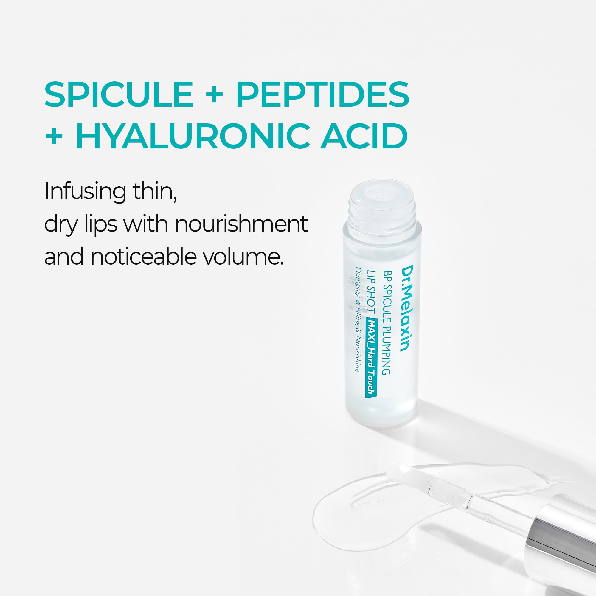 Dr.Melaxin Lip Shot mild cap ensures easy, mess-free reapplication.