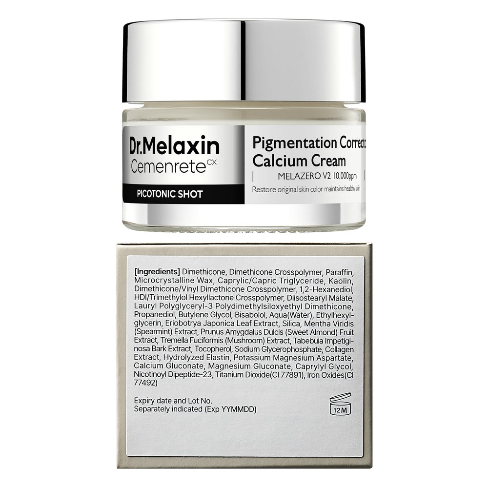 Dr.Melaxin Cemenrete sensitive-skin test scene implying gentle suitability.