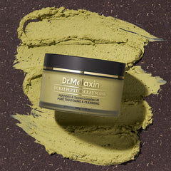 Dr.Melaxin Dubai Peptide Clay Mask texture closeup reveals whipped clay for smooth application.