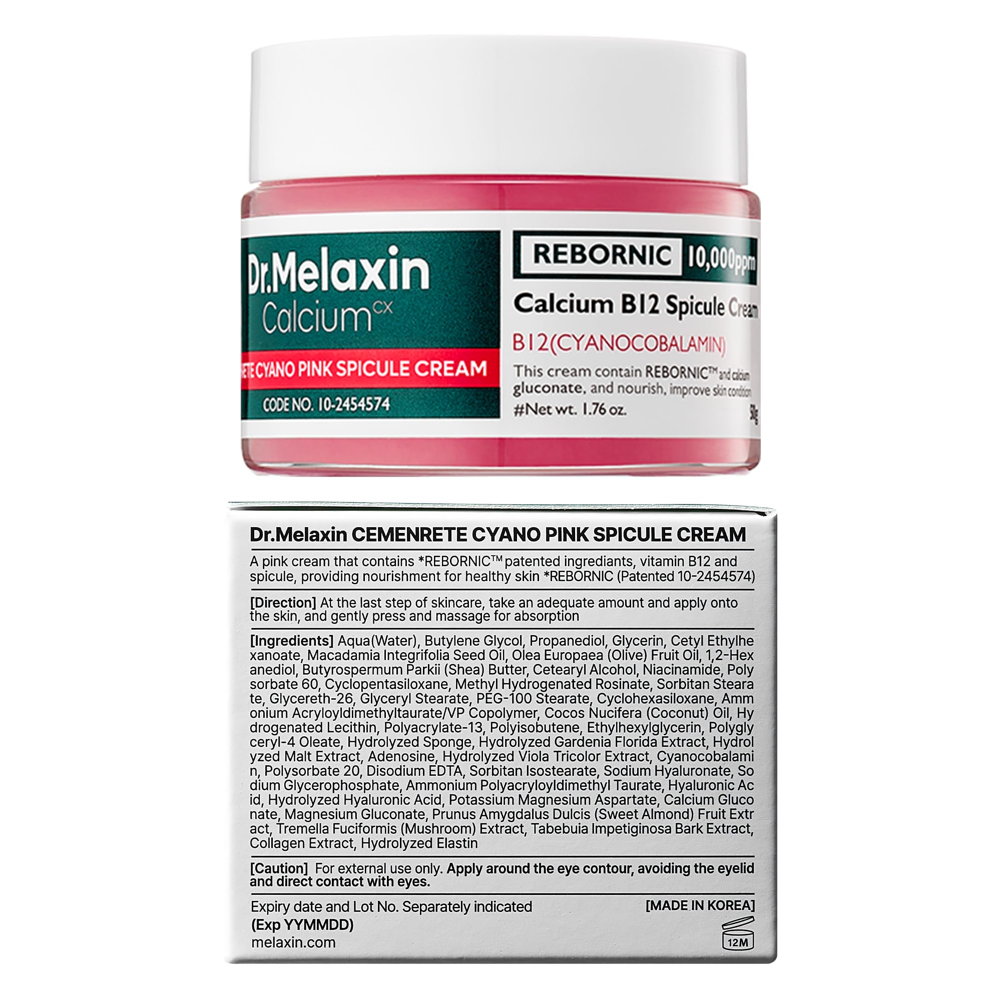 Dr.Melaxin Front packaging view showing product identity.