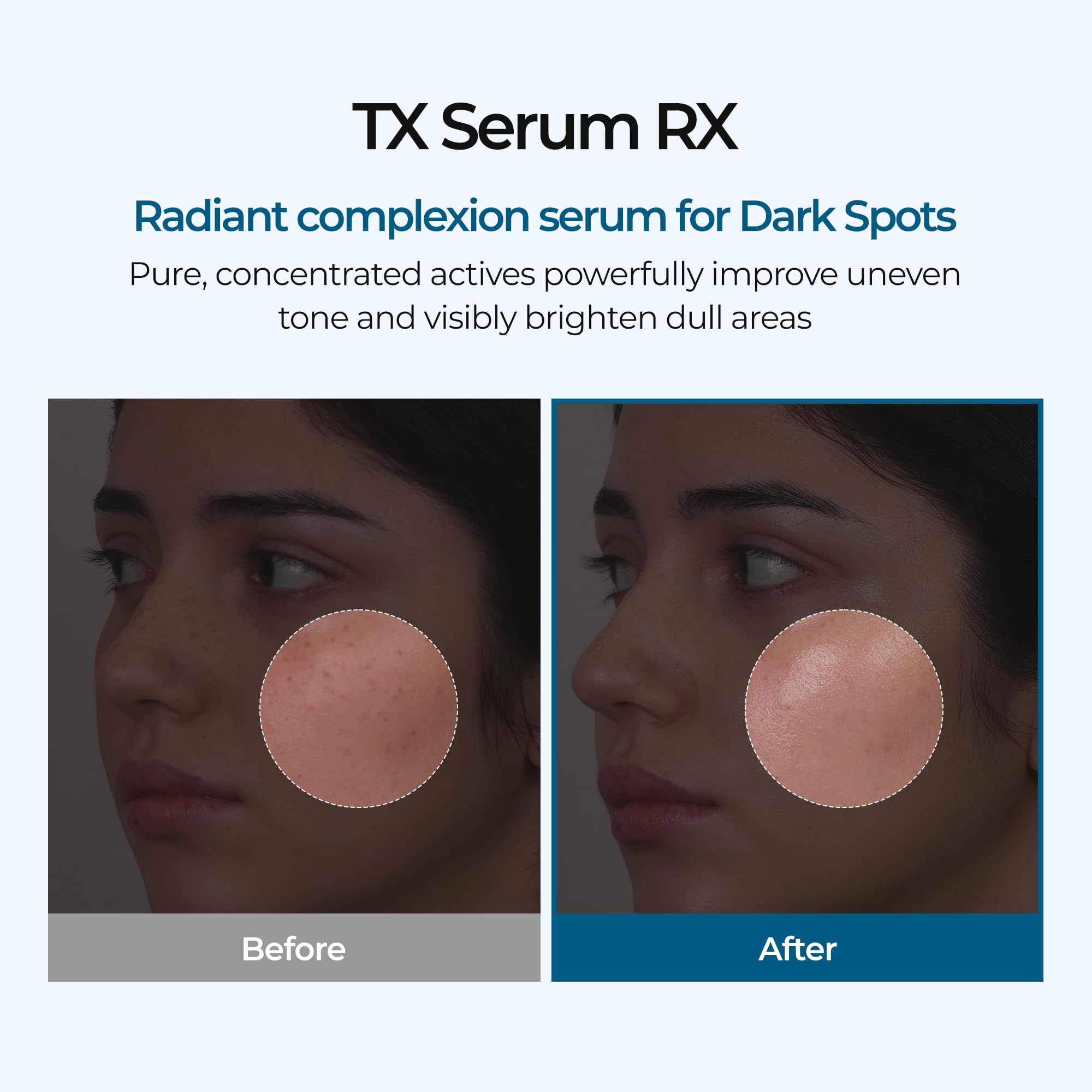 Dr.melaxin TX ampoule dropper enables precise application for calm, targeted care.