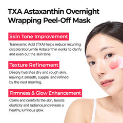 Dr.Melaxin TXA Overnight Mask application demonstration for nightly use.
