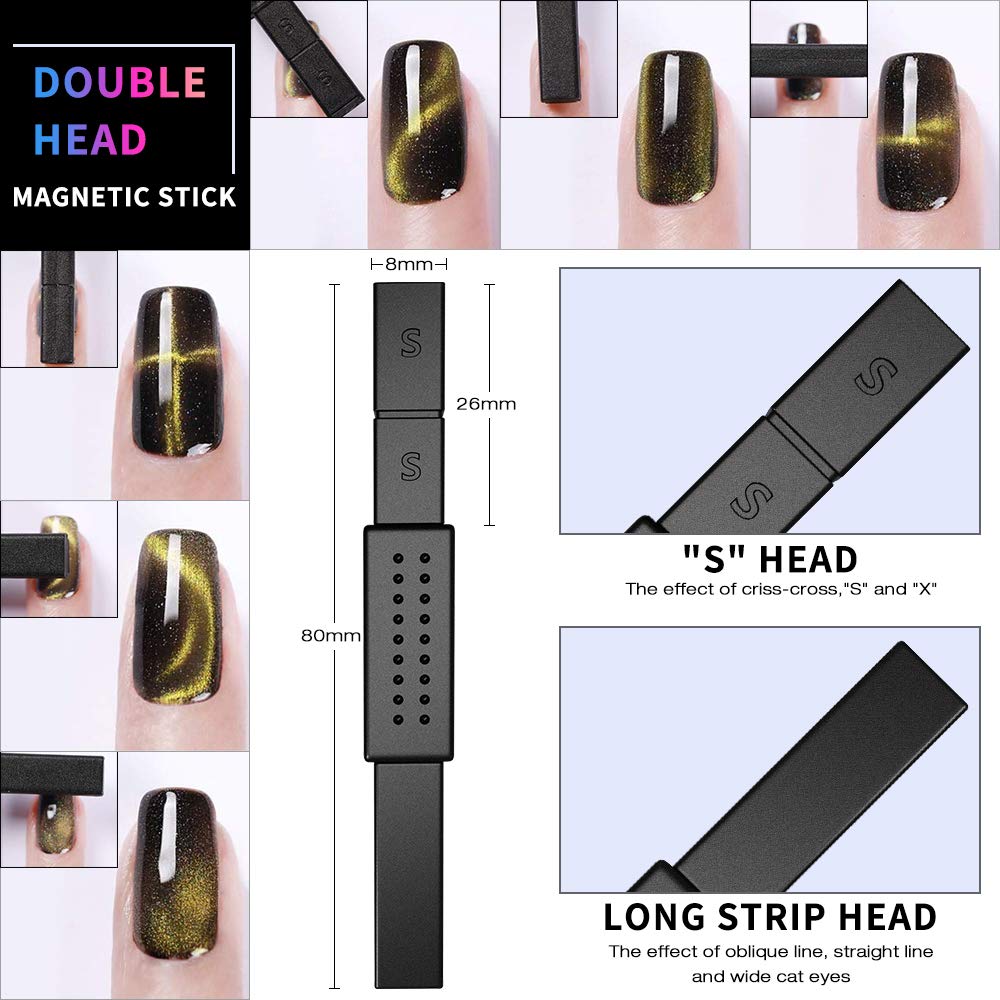 DRMODE magnetic stick bar enables quick cat eye effects in seconds.