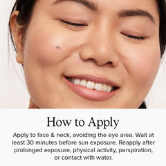 SPF application scene emphasizes UVA/UVB and blue light protection