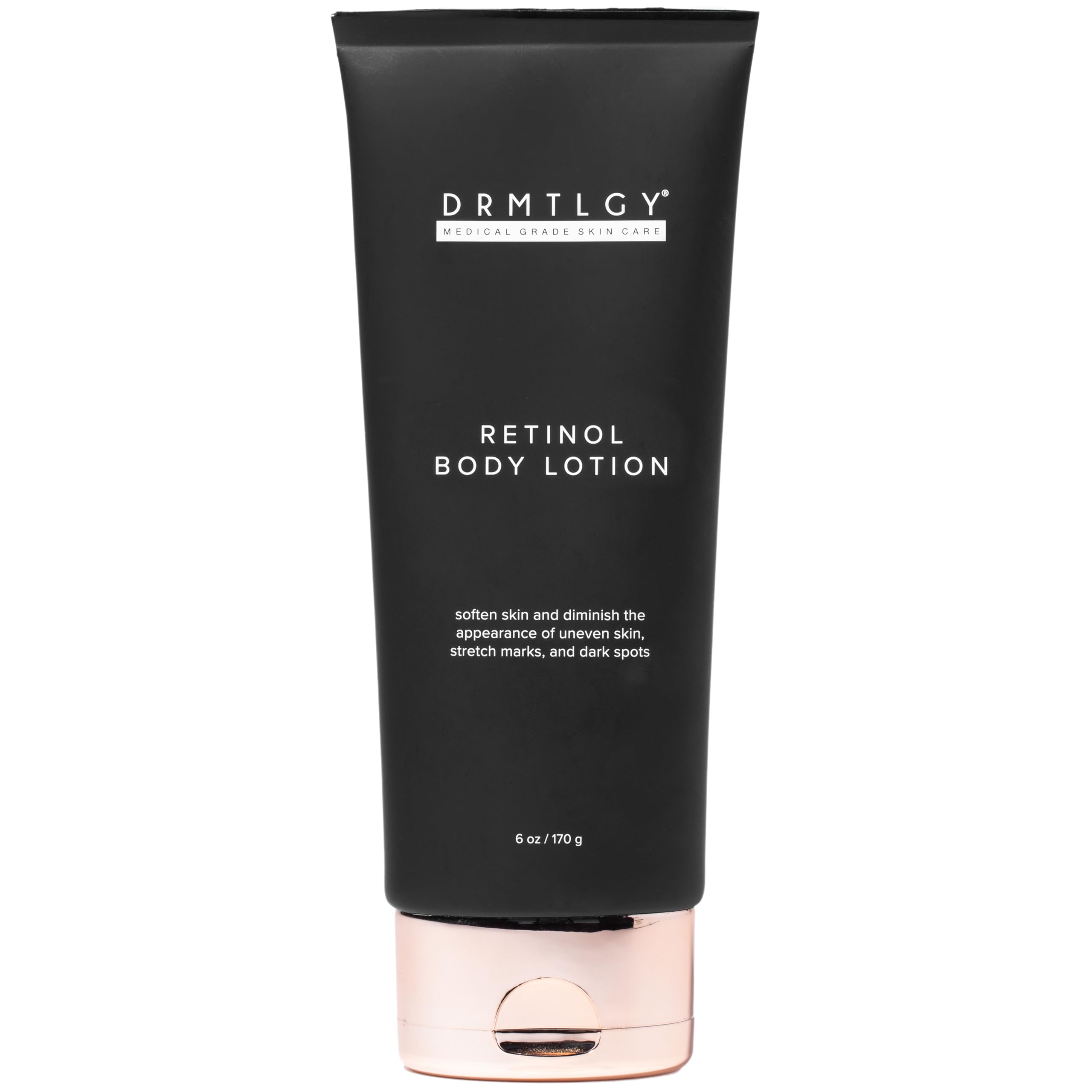 DRMTLGY Retinol Body Lotion bottle for easy application and hydration.