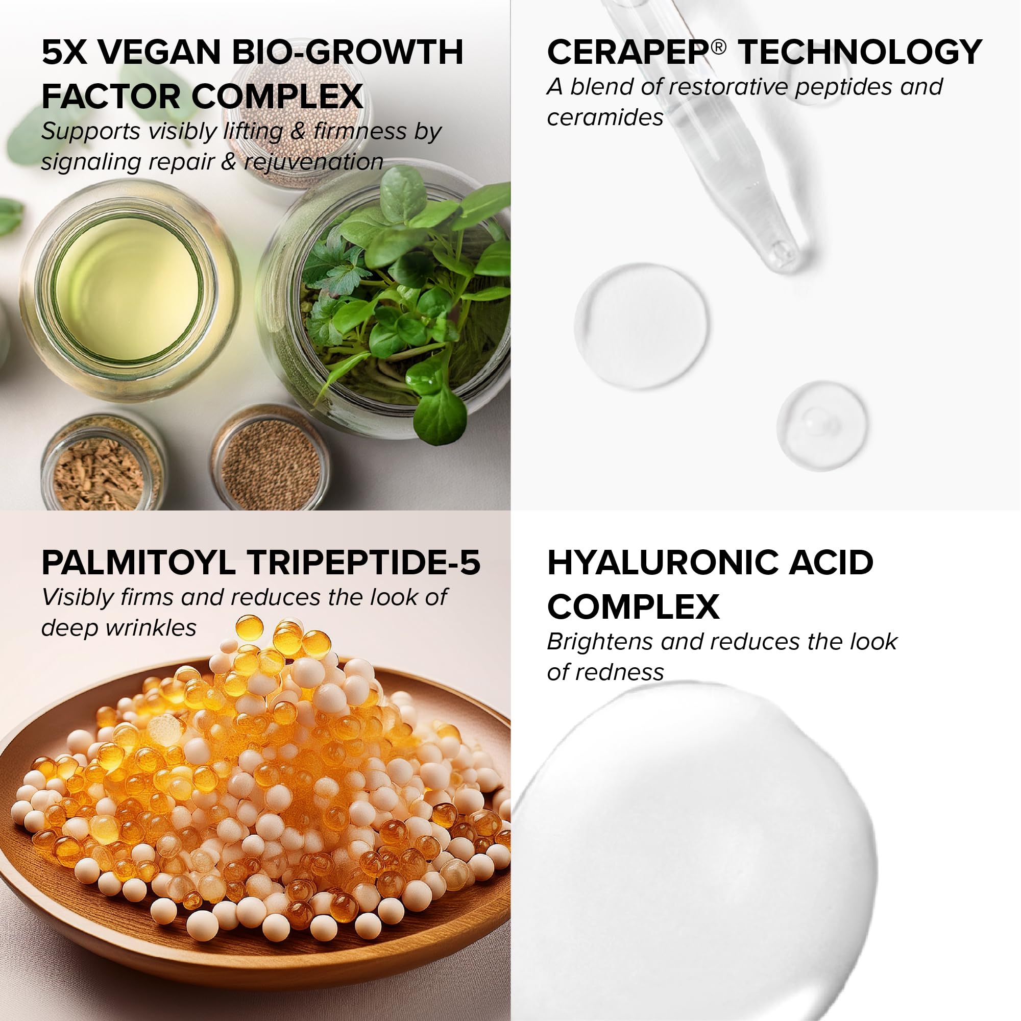 DRMTLGY Sérum facteur croissance visage: hydratation en profondeur et confort cutané.