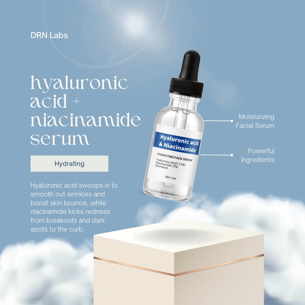 DRN LABS serum dropper close-up for precise application.