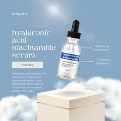 DRN LABS serum dropper close-up for precise application.