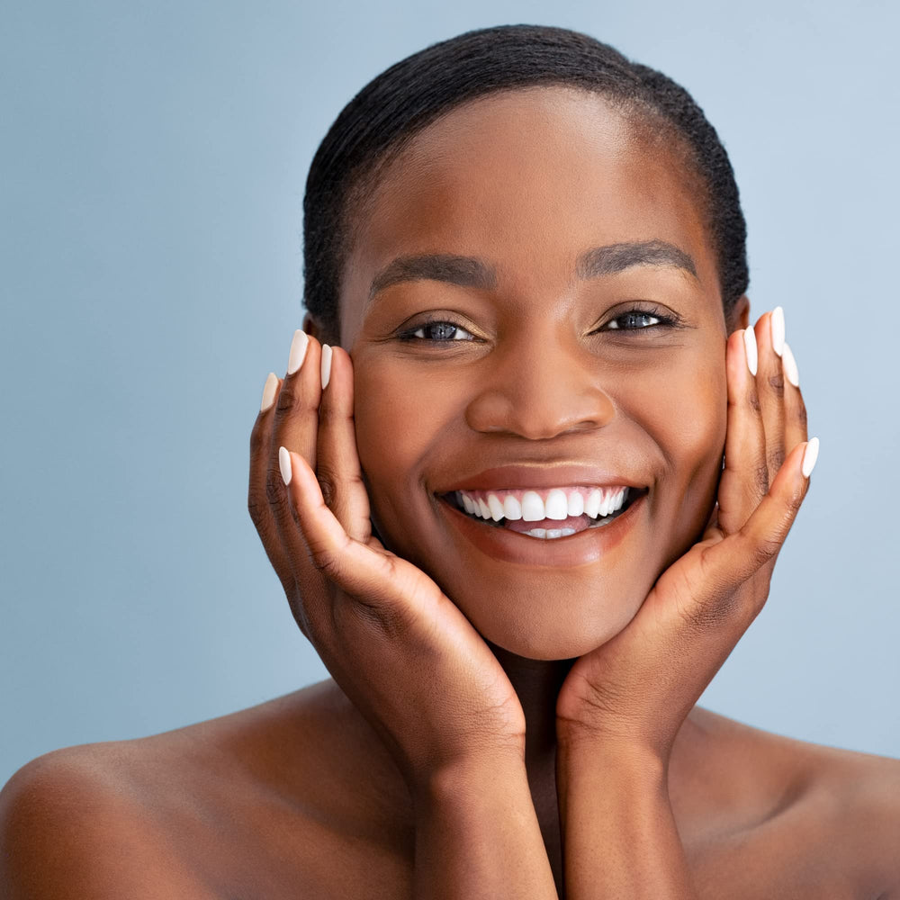 Texture of DRN LABS serum on hand showing lightweight finish.