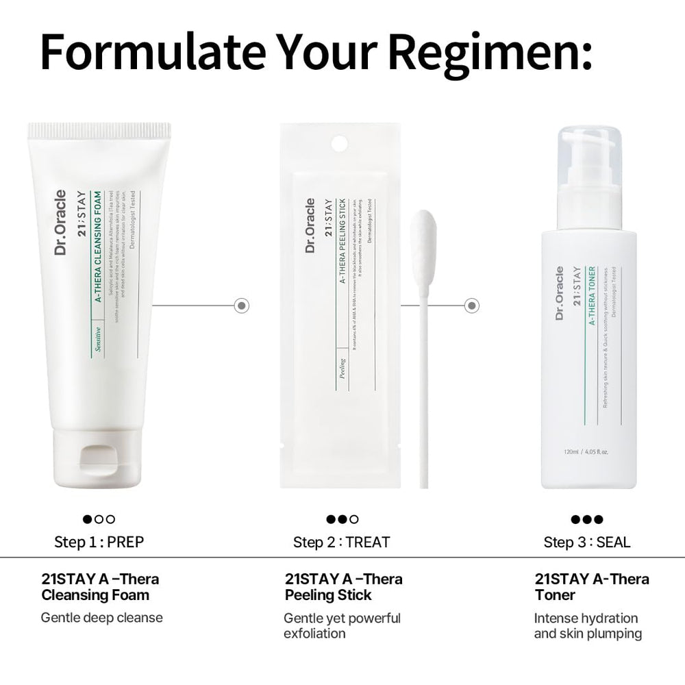 DR.ORACLE A-Thera Toner on counter ideal morning routine prep.