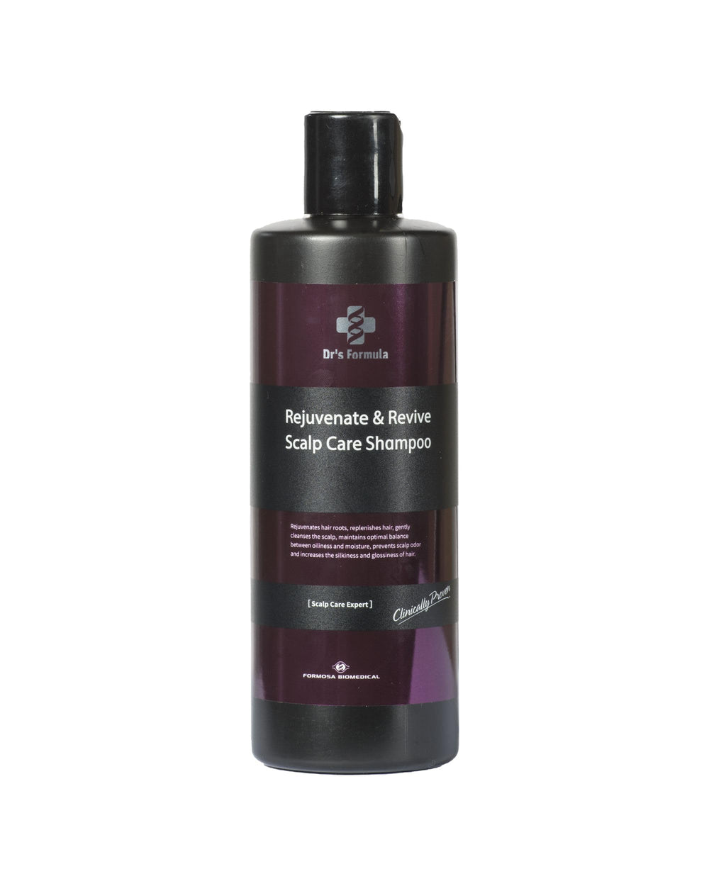 Dr's Formula Age Defying Shampoo bottle pour for gentle scalp cleansing