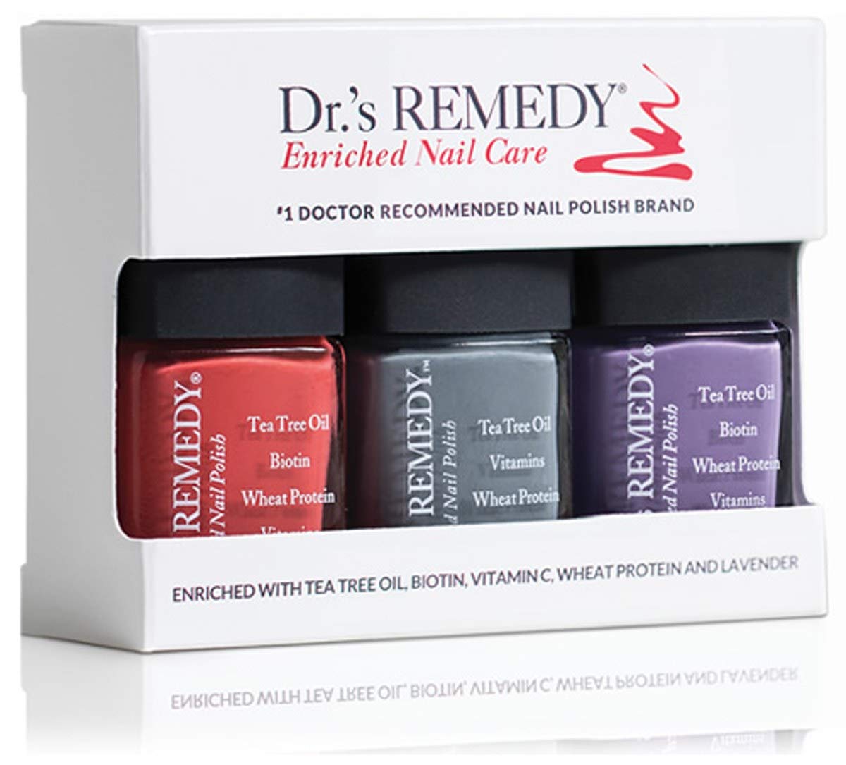 Dr.’s Remedy Altruistic Auburn nail polish bottle with rich color and safer formula.