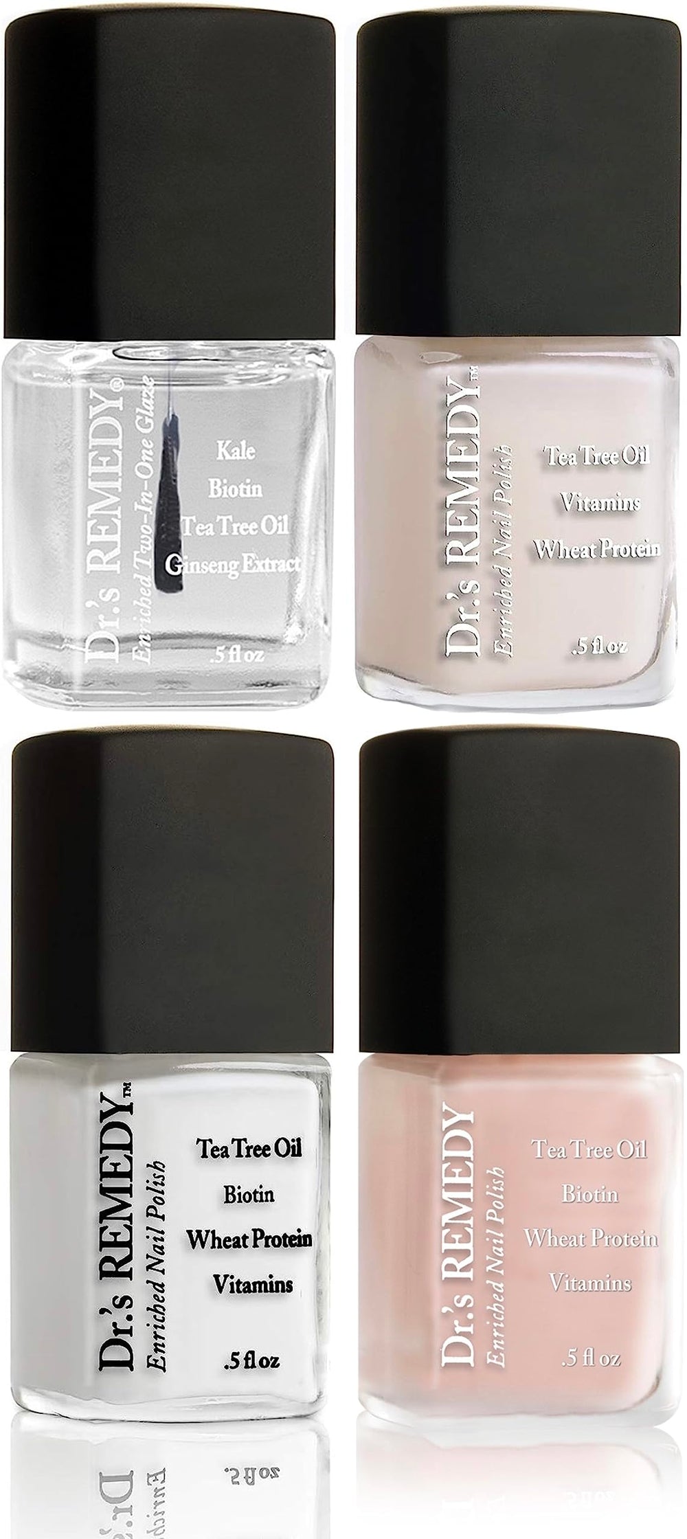 Dr.'s Remedy BLUSHING Bride soft pink polish bottle for bridal nails