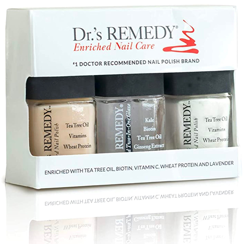 Dr.'s Remedy Classic Cloud bottle for a toxin-free, salon-looking manicure.