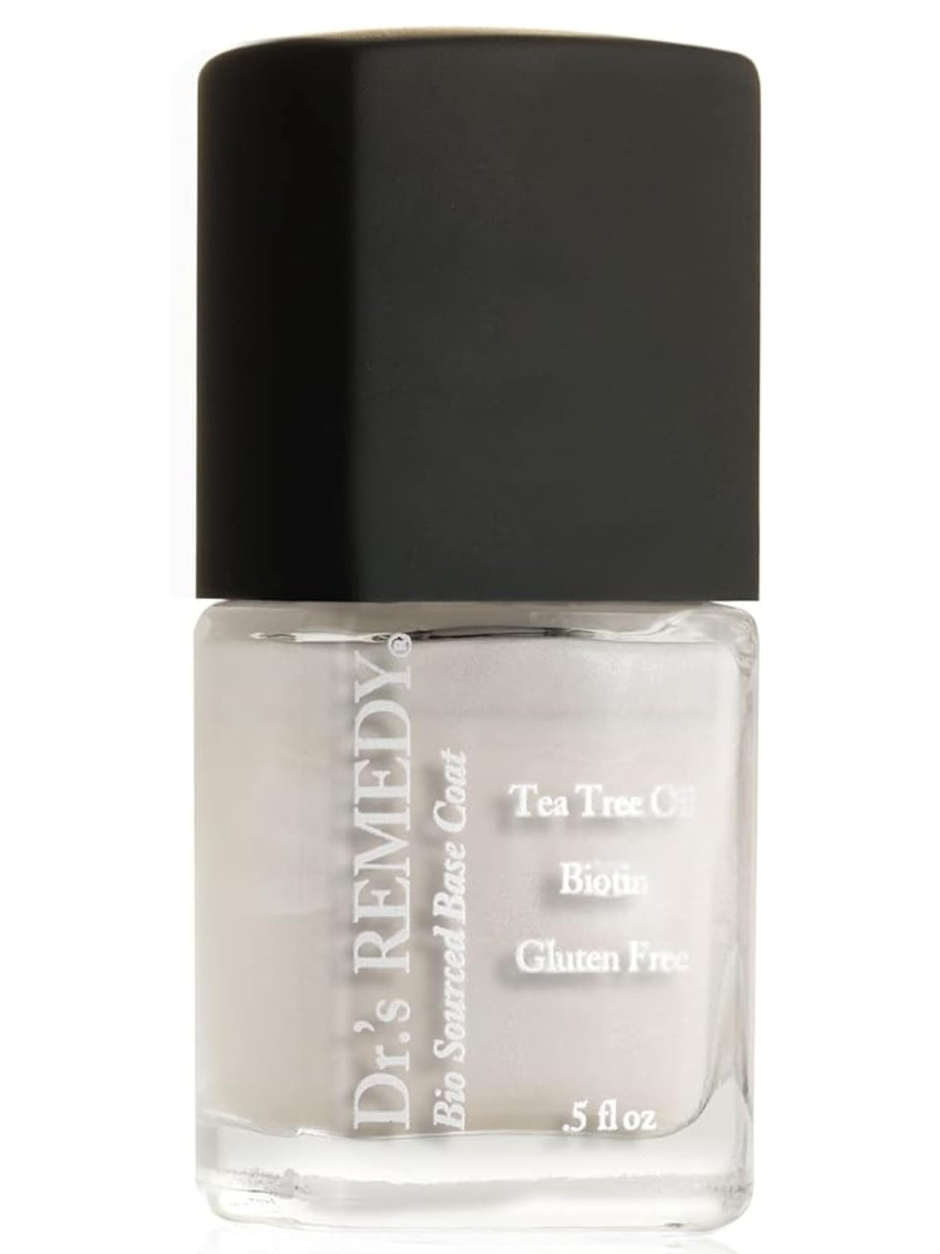 Dr's Remedy Enriched Nail Polish bottle shows 24-free formula for healthier nails