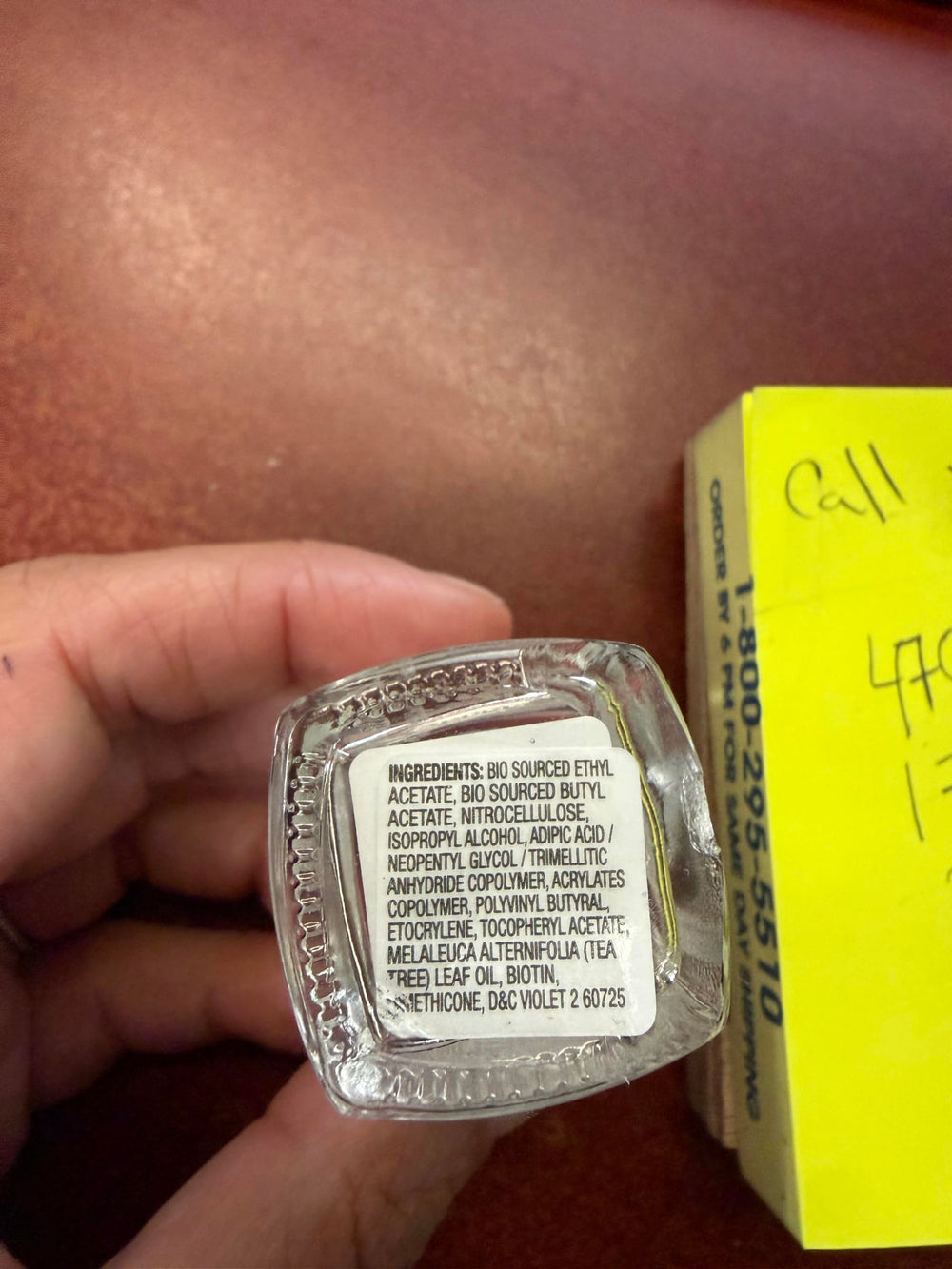 Dr.'s Remedy Enriched Nail Polish Clarity Coral packaging with color swatch