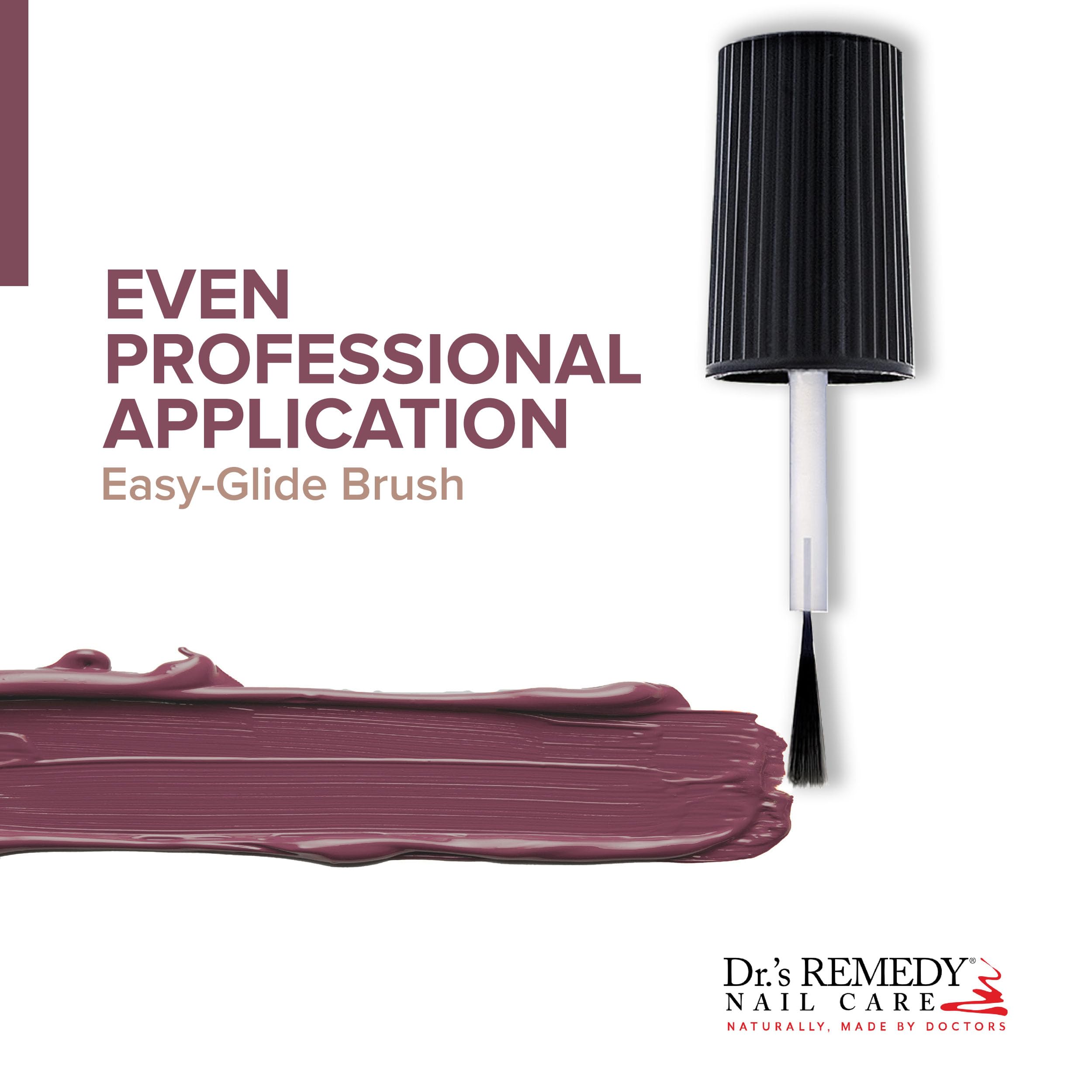 Dr.'s Remedy Enriched Nail Polish garlic bulb extract highlight nourishes nails.