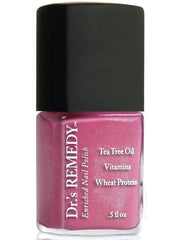 Dr.'s Remedy Enriched Nail Polish Playful Pink bottle with quick-dry, long-wear finish.