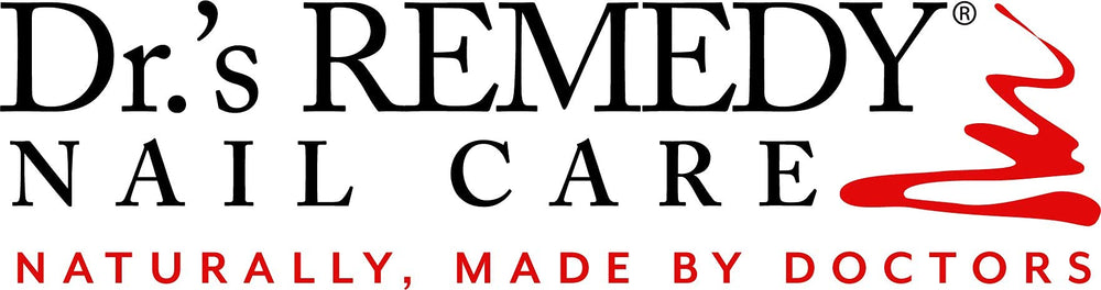 Dr.'s Remedy finished nails show glossy, natural-looking results after use.