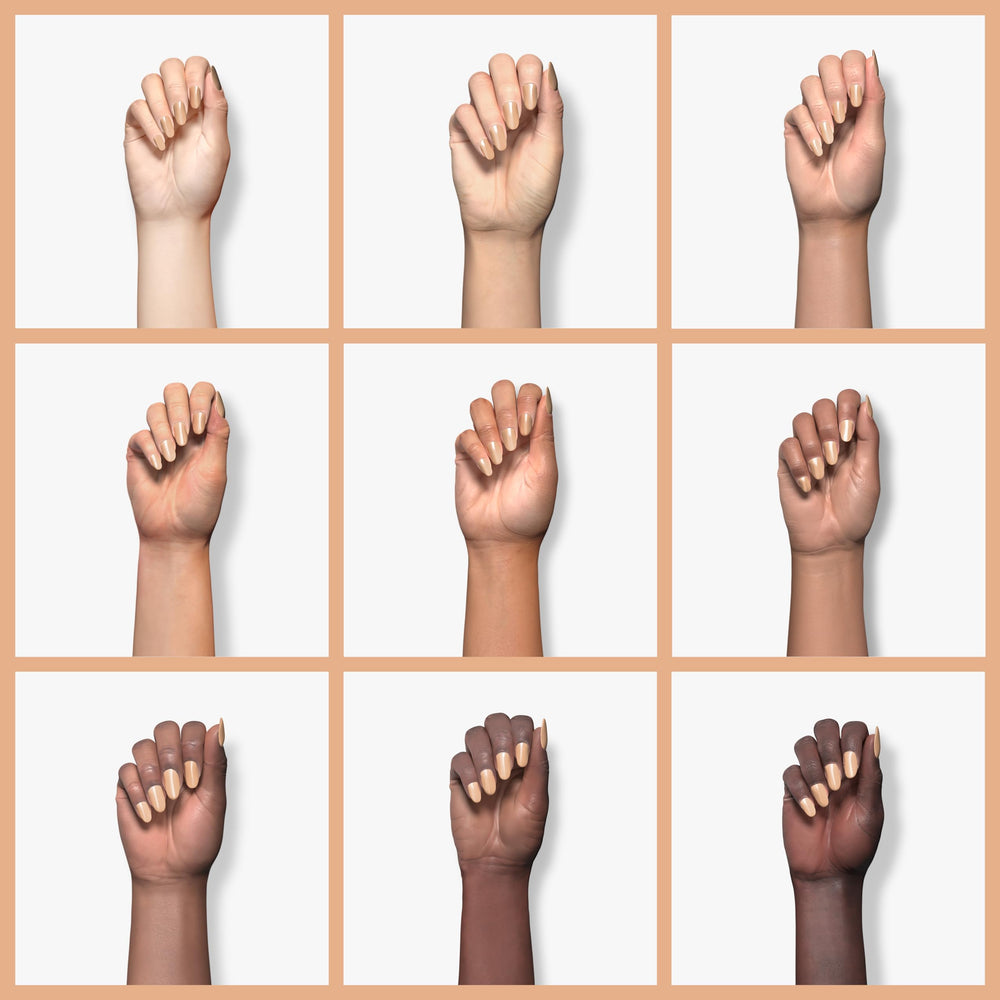 Dr. Remedy Purity Peach nail swatch showing rich color and radiant shine.