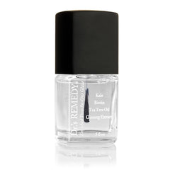 Dr.'s Remedy TOTAL base/top coat bottle shows a clear glaze for nails