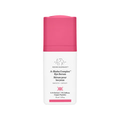 Drunk Elephant A-Shaba Eye Serum bottle close-up showing sleek packaging for smoother under-eye care
