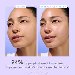 Applying Amino Rain Serum delivers a dewy glow and plumped feel