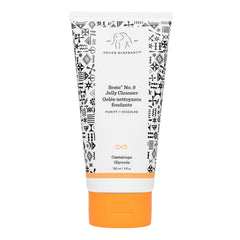Drunk Elephant Beste No. 9 Jelly Cleanser bottle pour removes makeup and oils.