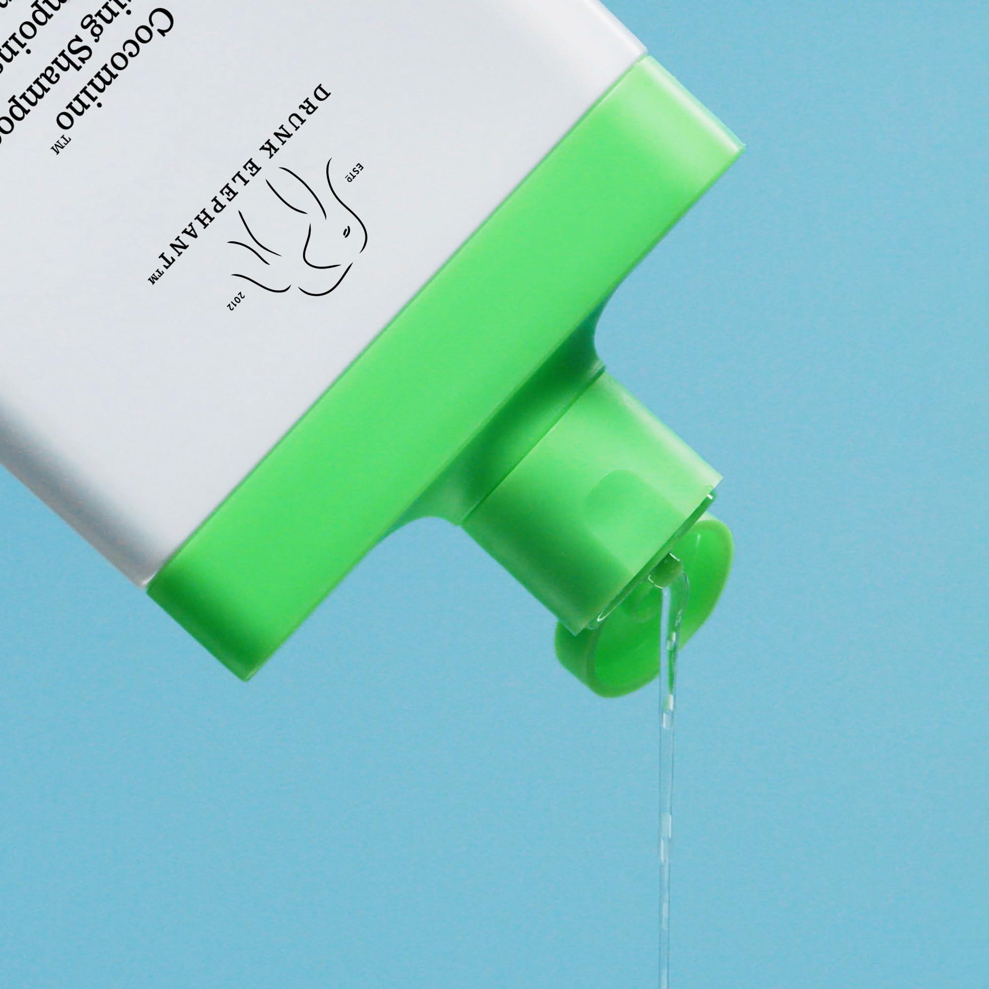 Drunk Elephant Cocomino Glossing Shampoo lather cleanses while leaving hair fibers nourished