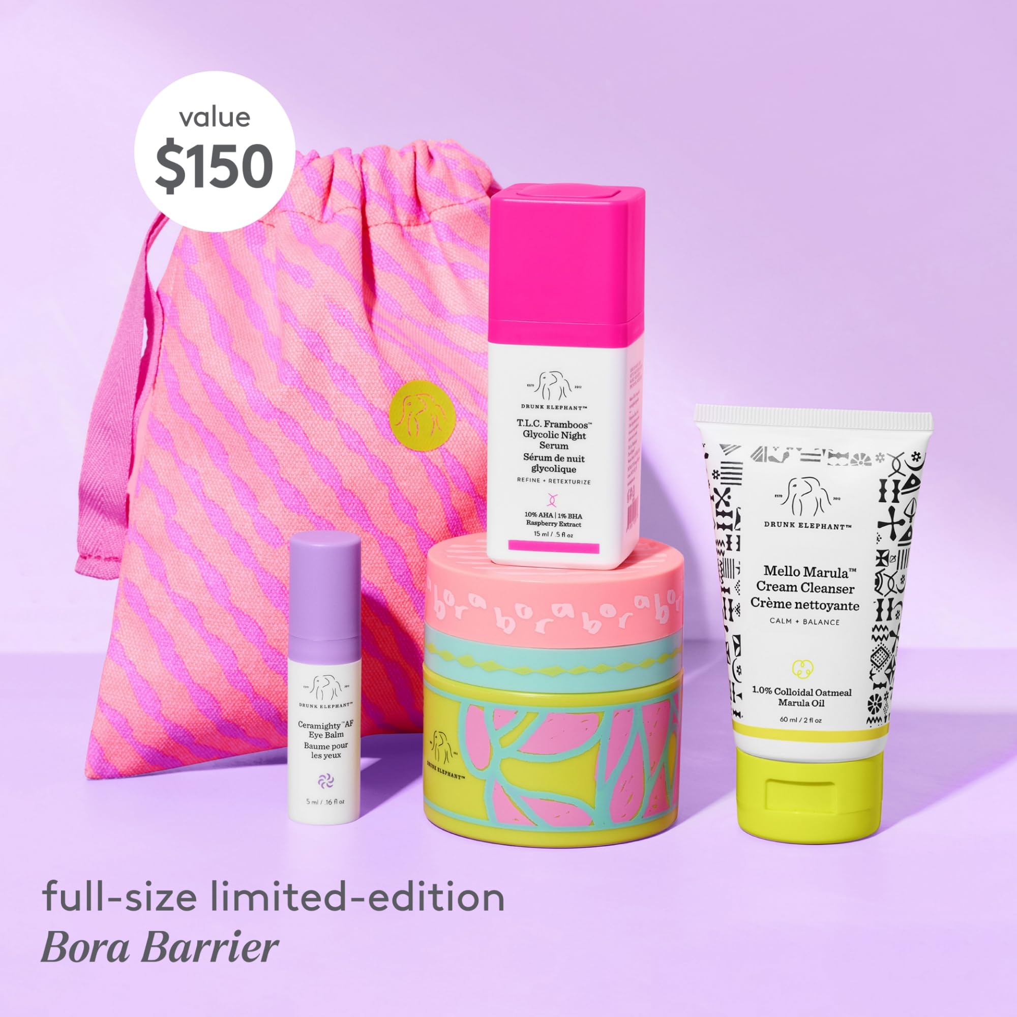 Drunk Elephant Mello Marula Cleanser gently removes makeup and sunscreen.