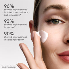 Drunk Elephant Protini cream texture swirl highlighting creamy hydration.