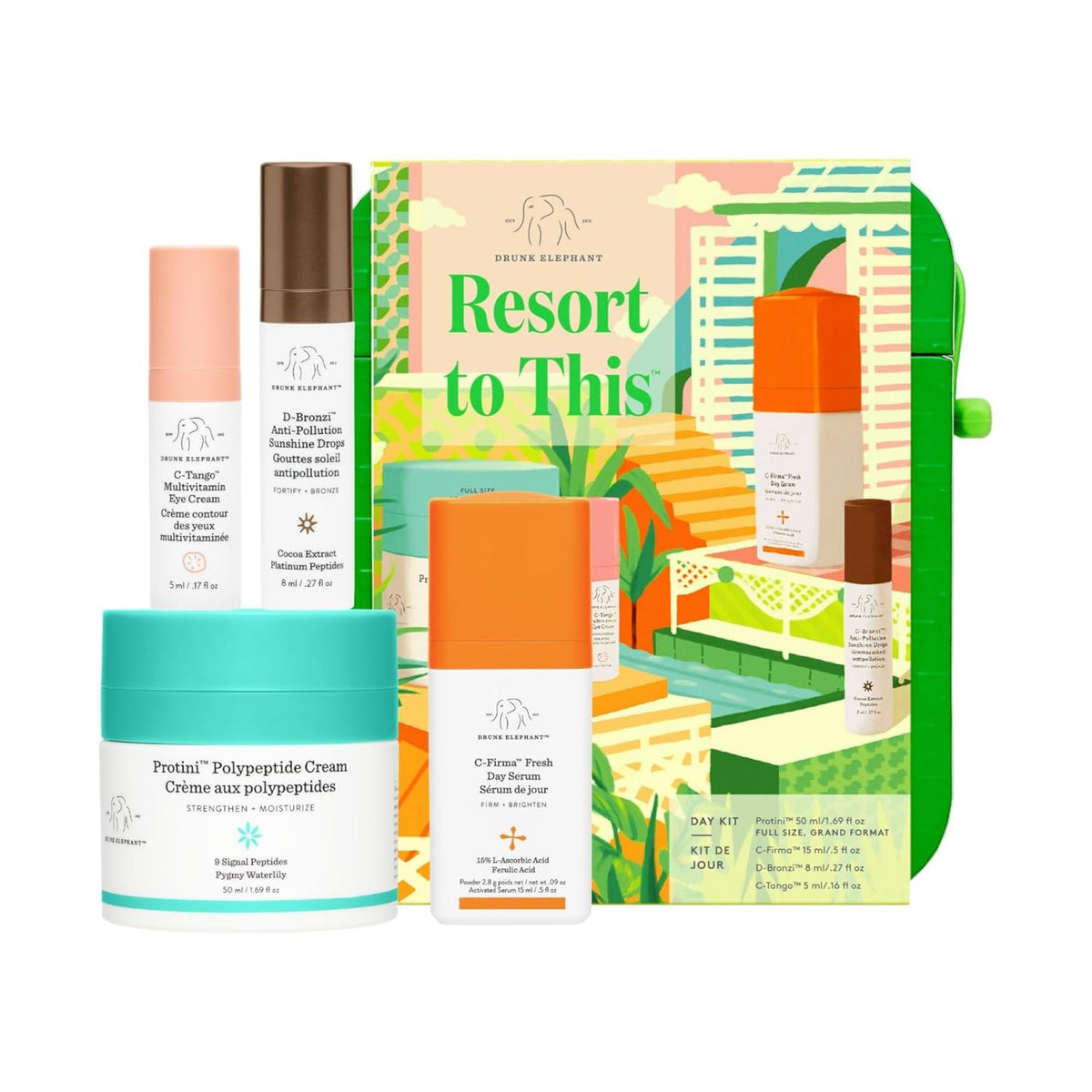 Drunk Elephant Protini Cream bottle with moisturizing formula for daily skin improvement.