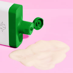 Drunk Elephant Silkamino shampoo pour shows silk amino acids for stronger strands.